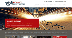 Desktop Screenshot of lasercuttingmetalservices.co.uk